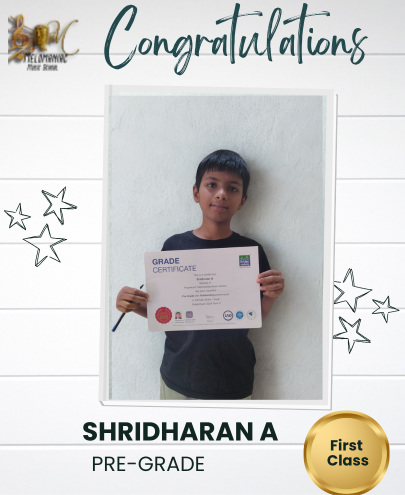Student award moment